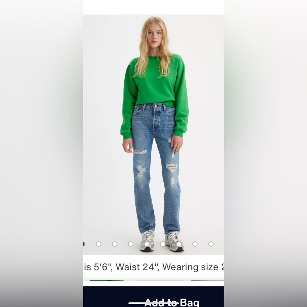 Levi’s 501 straight leg jeans